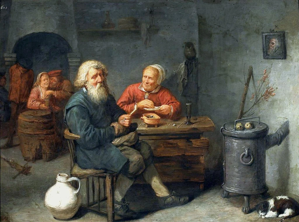 Paesani in interno